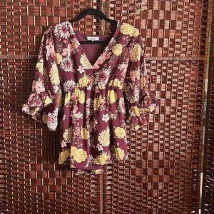 Clear flame dress shirt